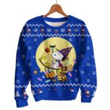 Hooktab Halloween The Charlie Brown and Snoopy Show Ugly Christmas Sweater