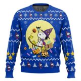 Hooktab Halloween The Charlie Brown and Snoopy Show Ugly Christmas Sweater