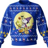 Hooktab Halloween The Charlie Brown and Snoopy Show Ugly Christmas Sweater