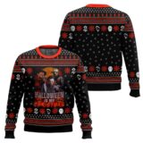 Hooktab Hallowen Is My Christmas Ugly Christmas Sweater