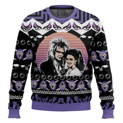Hooktab Happy Ending Labyrinth 1986 Ugly Christmas Sweater