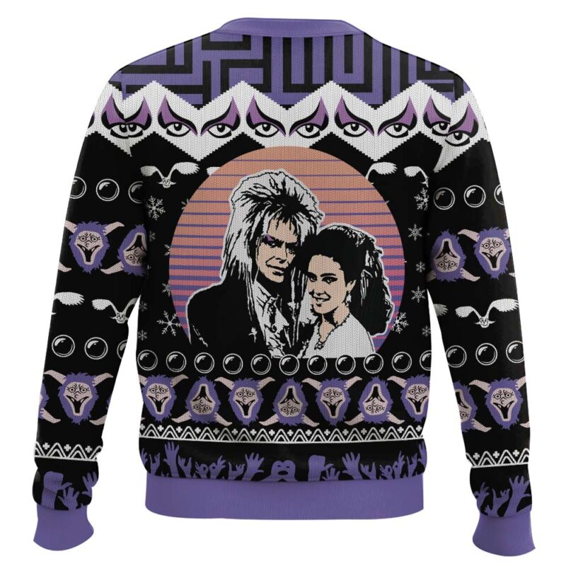 Hooktab Happy Ending Labyrinth 1986 Ugly Christmas Sweater Hooktab Happy Ending Labyrinth 1986 Ugly Christmas Sweater