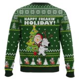 Hooktab Happy Freakin Holidays Family Guy Ugly Christmas Sweater