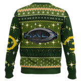 Hooktab Happy Halo-days Halo Combat Evolved Ugly Christmas Sweater