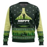 Hooktab Happy Halo-days UNSC Halo Ugly Christmas Sweater