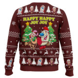 Hooktab Happy Happy Joy Joy Ren And Stimpy Ugly Christmas Sweater