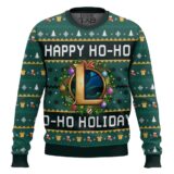 Hooktab Happy Ho Ho Holidays League Of Legends Ugly Christmas Sweater