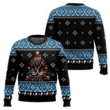 Hooktab Happy Hockeyday Ugly Christmas Sweater