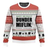 Hooktab Happy Holidays Dunder Mifflin The Office Ugly Christmas Sweater