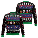 Hooktab Happy Horror Day Ugly Christmas Sweater