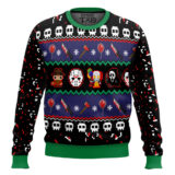Hooktab Happy Horror Day Ugly Christmas Sweater