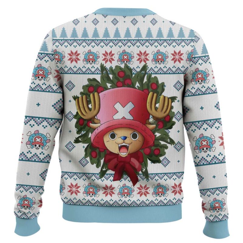 Hooktab Happy Tony Tony Chopper One Piece Ugly Christmas Sweater Hooktab Happy Tony Tony Chopper One Piece Ugly Christmas Sweater