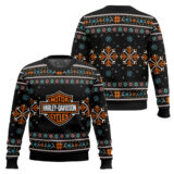 Hooktab Harley Davidson Ugly Christmas Sweater
