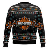 Hooktab Harley Davidson Ugly Christmas Sweater
