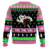 Hooktab Harley Quinn He Said He Would! Die For Me Ugly Christmas Sweater