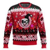 Hooktab Harley Quinn Hey Christmas Puddin! Ugly Christmas Sweater