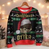 Hooktab Have A Christmas Like No Otter Ugly Christmas Sweater