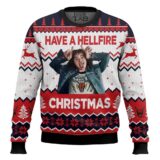Hooktab Have A Hellfire Xmas Stranger Things Ugly Christmas Sweater