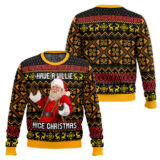Hooktab Have A Willie Nice Christmas Willie Nelson Ugly Christmas Sweater