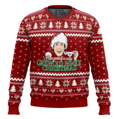 Hooktab Have Yourself A Merry Xmas National Lampoon's Vacation Ugly Christmas Sweater