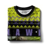 Hooktab Hawk Tuah The Exorcist Ugly Christmas Sweater