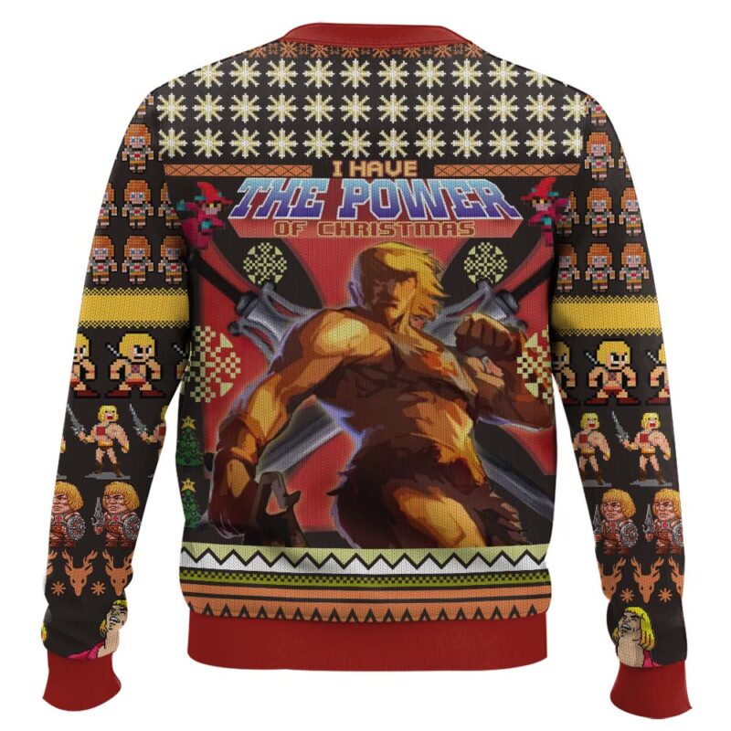Hooktab He-man Masters Of The Universe Ugly Christmas Sweater Hooktab He-man Masters Of The Universe Ugly Christmas Sweater