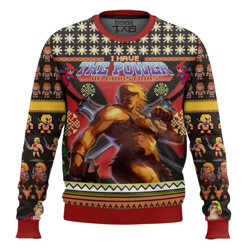 Hooktab He-man Masters Of The Universe Ugly Christmas Sweater