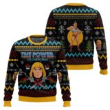 Hooktab He-man The Power Of Christmas Masters Of The Universe Ugly Christmas Sweater