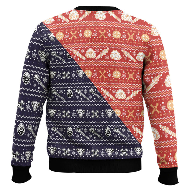 Hooktab He-man Vs. Skeletor Masters Of The Universe Ugly Christmas Sweater Hooktab He-man Vs. Skeletor Masters Of The Universe Ugly Christmas Sweater
