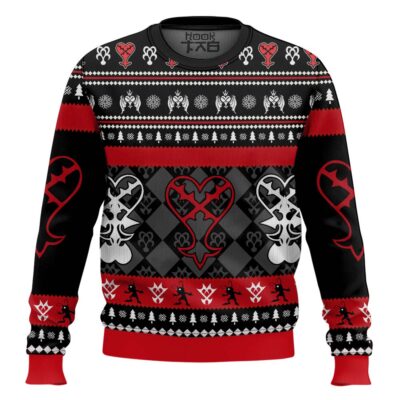 Hooktab Heartless Xmas Kingdom Hearts Ugly Christmas Sweater