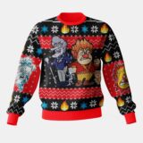 Hooktab Heat Miser & Snow Miser The Year Without a Santa Claus Ugly Christmas Sweater