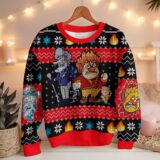 Hooktab Heat Miser & Snow Miser The Year Without a Santa Claus Ugly Christmas Sweater