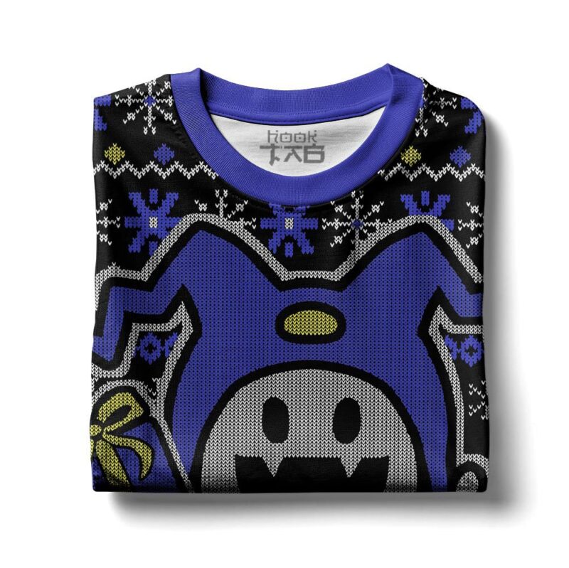 Hooktab Hee Ho Jack Frost Ugly Christmas Sweater Hooktab Hee Ho Jack Frost Ugly Christmas Sweater