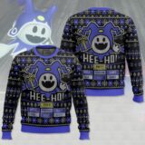 Hooktab Hee Ho Jack Frost Ugly Christmas Sweater