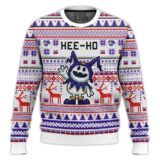 Hooktab Hee-ho Shin Megami Tensei Jack Frost Ugly Christmas Sweater