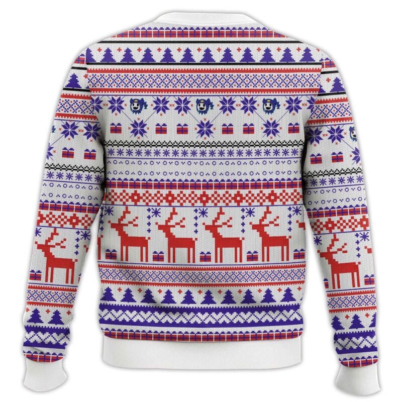 Hooktab Hee-ho Shin Megami Tensei Jack Frost Ugly Christmas Sweater Hooktab Hee-ho Shin Megami Tensei Jack Frost Ugly Christmas Sweater