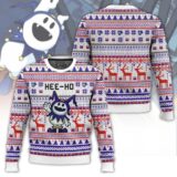 Hooktab Hee-ho Shin Megami Tensei Jack Frost Ugly Christmas Sweater