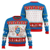 Hooktab Heileman's Old Style Beer Ugly Christmas Sweater