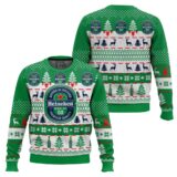 Hooktab Heineken Zero Ugly Christmas Sweater
