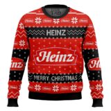 Hooktab Heinz Ketchup Ugly Christmas Sweater
