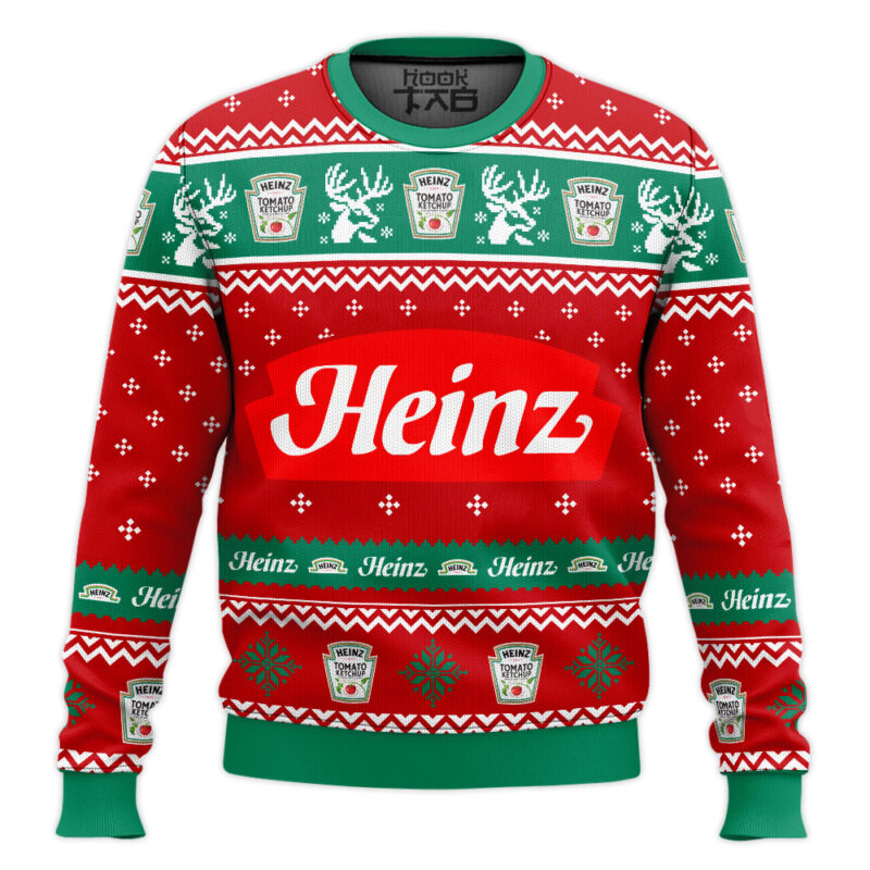 Hooktab Heinz Ugly Christmas Sweater