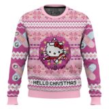 Hooktab Hello Christmas Hello Kitty Ugly Christmas Sweater