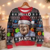 Hooktab Hello Santa Frank Reynolds Ugly Christmas Sweater