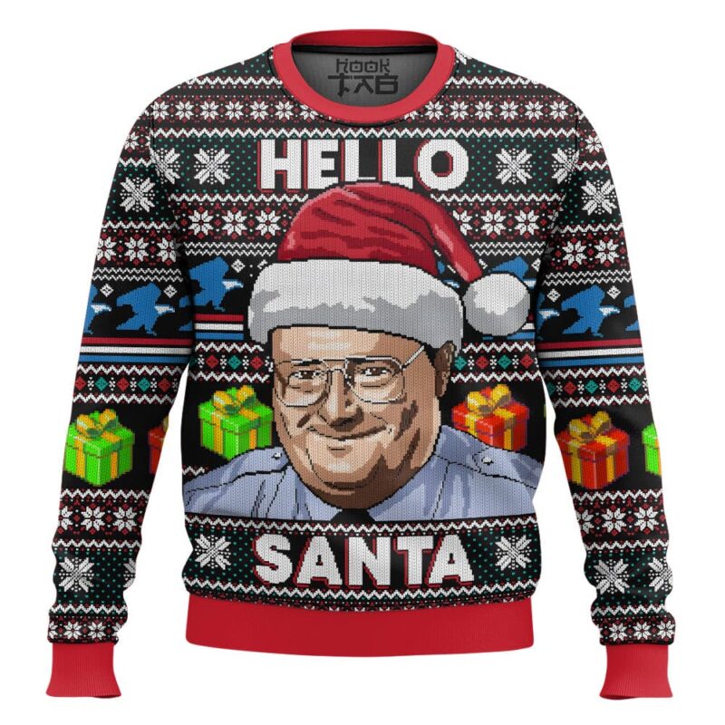 Hooktab Hello Santa Frank Reynolds Ugly Christmas Sweater