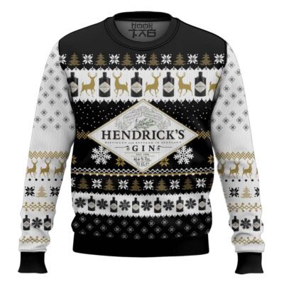 Hooktab Hendrick's Gin Ugly Christmas Sweater