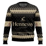 Hooktab Hennessy Cognac Ugly Christmas Sweater