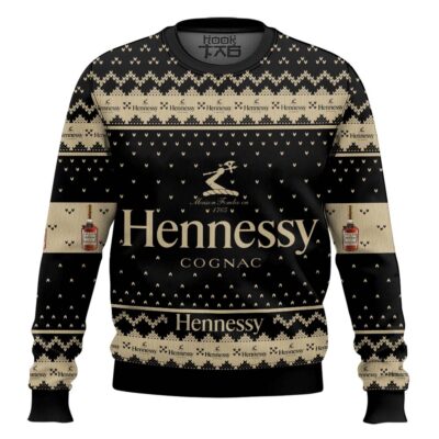 Hooktab Hennessy Cognac Ugly Christmas Sweater