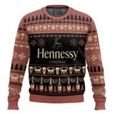 Hooktab Hennessy Cognac Wine Ugly Christmas Sweater