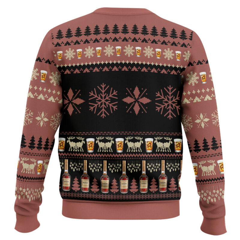 Hooktab Hennessy Cognac Wine Ugly Christmas Sweater Hooktab Hennessy Cognac Wine Ugly Christmas Sweater
