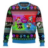 Hooktab Heroes Splatoon 2 Ugly Christmas Sweater
